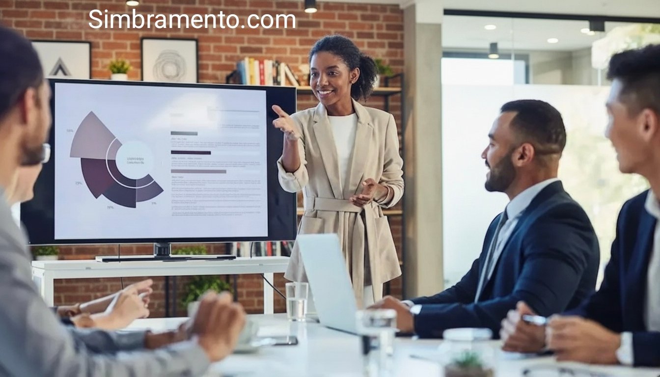 Team leader sharing management tips ftasiatrading during a meeting