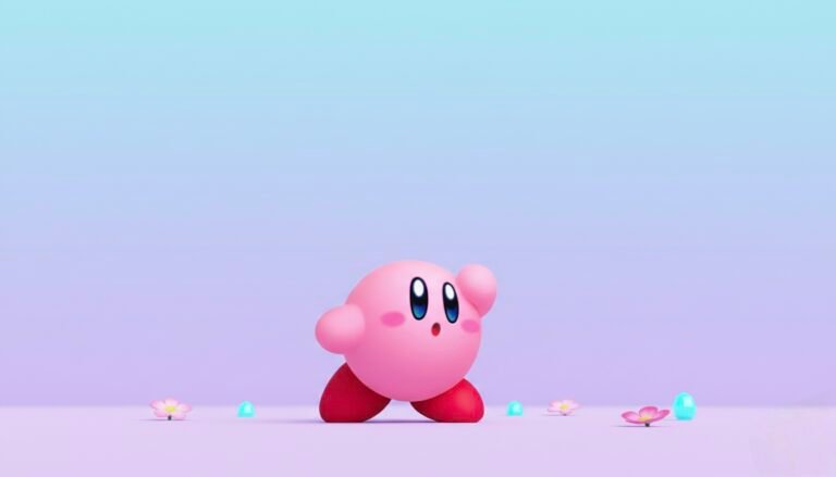 Kirby making the dedo pointing gesture used in popular memes